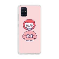 Hartje: Galaxy A51 4G Transparant Hoesje Hartje: Galaxy A51 4G Transparant Hoesje