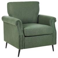 Beliani - VIETAS - Fauteuil - Groen - Polyester - thumbnail