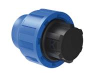 Kirchhoff PP eindstuk, 20 mm, klemkoppeling voor HDPE - 984846517