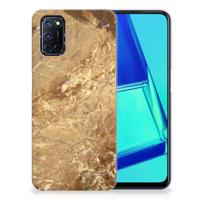 OPPO A52 | A72 | TPU | Siliconen hoesje | Marmer Creme