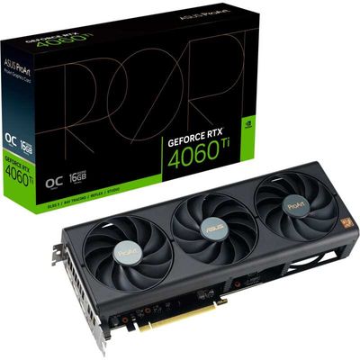 ProArt -RTX4060TI-O16G NVIDIA GeForce RTX 4060 Ti 16 GB GDDR6
