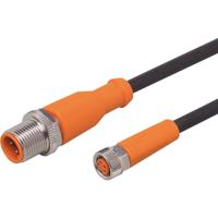 ifm Electronic EVC223 Verbindingskabel Aantal polen (sensoren): 3, 4 Stekker, recht, Bus, recht 2 m 1 stuk(s)