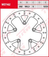 TRW Remschijf "mst462" van rotor mst462 rigid