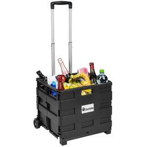 tectake® - Inkooptrolley, boodschappen trolley opvouwbaar - 402118