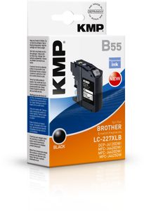 KMP Inktcartridge vervangt Brother LC-227XLBK Compatibel Zwart B55 1531,4001