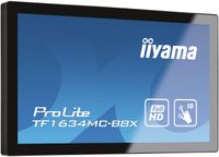 Iiyama ProLite TF1634MC-B8X LED-monitor Energielabel F (A - G) 39.6 cm (15.6 inch) 1920 x 1080 Pixel 16:9 25 ms DisplayPort, VGA, HDMI, USB IPS LED - thumbnail