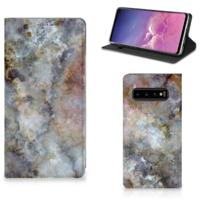 Samsung Galaxy S10 | Standcase | Marmer Grijs Samsung Galaxy S10 | Standcase | Marmer Grijs