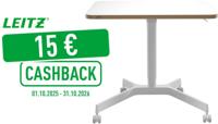 Leitz Ergo Zit/Sta bureau, klein, manueel, mobiel