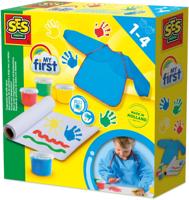 Mijn eerste - Mijn eerste vingerverfset met schort - SES CREATIVE