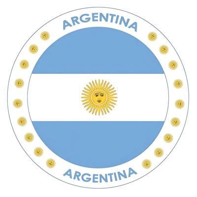 Bierviltjes Argentinie - 25x stuks - landenthema - versiering - onderzetter
