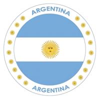 Bierviltjes Argentinie - 25x stuks - landenthema - versiering - onderzetter