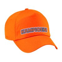 Koningsdag pet oranje - kampioen - voor dames en heren - thumbnail