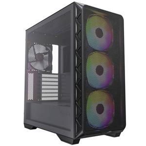 MONTECH AIR 903 MAX Midi-tower PC-behuizing Zwart 4 voorgeïnstalleerde LED-ventilators