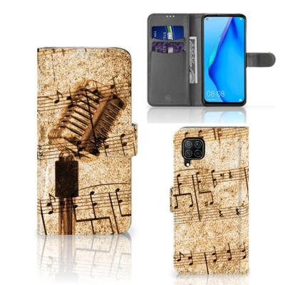 Huawei P40 Lite | Telefoonhoesje met foto | Bladmuziek