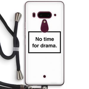 No drama: HTC U12+ Transparant Hoesje met koord