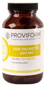 Saw palmetto 600 mg