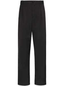 Valentino Garavani pantalon droit à pinces - Noir