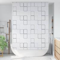 VidaXL Rolgordijn voor douche 160x240 cm vierkant