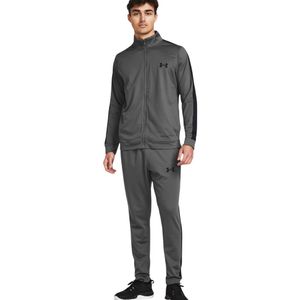 Under Armour Knit Trainingspak Full-Zip Donkergrijs Zwart