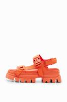 Chunky sandalen plateauzool - RED - 38
