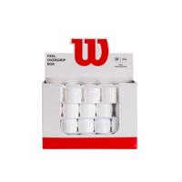 BOX OF 60 PERFORATED OVERGRIPS WILSON WHITE PRO