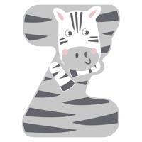 Small Foot - houten dieren kinderletter - z