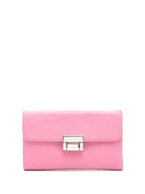 Sarah Chofakian portefeuille Ella en cuir - Rose
