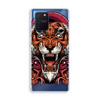 Tiger and Rattlesnakes: Samsung Galaxy Note 10 Lite Transparant Hoesje