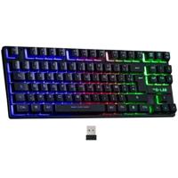 Gamingtoetsenbord - The G-Lab - KEYZ CESIUM TKL WIRELESS - draadloos - azerty - Zwart