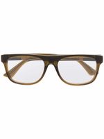 Gucci Eyewear lunettes de vue à monture carrée - Marron