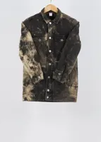 &Denim Multicolor vintage denim jacket in size XS