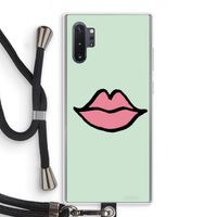 Kusje: Samsung Galaxy Note 10 Plus Transparant Hoesje met koord