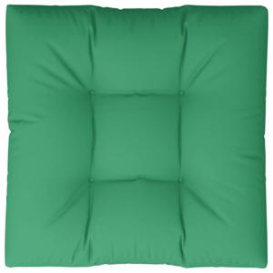 vidaXL Palletkussen 80x80x12 cm stof groen