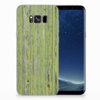 Samsung Galaxy S8 Plus | Bumper Hoesje | Green Wood
