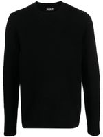 DONDUP pull en maille à col rond - Noir