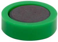 Q-CONNECT magneten, 20 mm, groen, pak van 10 stuks