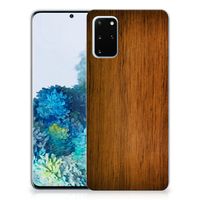 Samsung Galaxy S20 Plus Bumper Hoesje Donker Hout