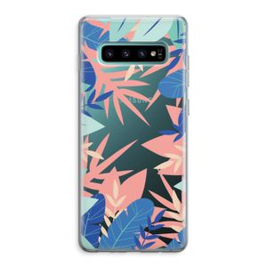Tropisch: Samsung Galaxy S10 Plus Transparant Hoesje