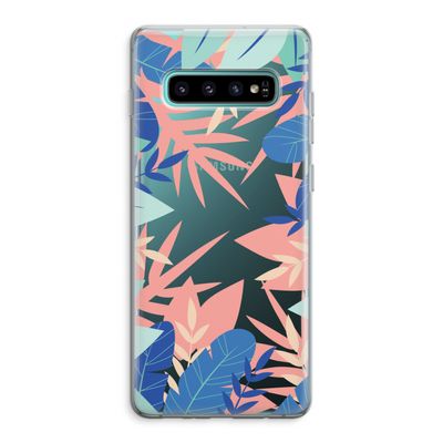 Tropisch: Samsung Galaxy S10 Plus Transparant Hoesje