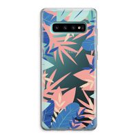 Tropisch: Samsung Galaxy S10 Plus Transparant Hoesje