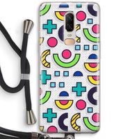 8-bit N°6: OnePlus 6 Transparant Hoesje met koord