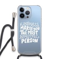The prettiest: iPhone 13 Pro Transparant Hoesje met koord