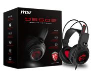 MSI DS502 GAMING HEADSET hoofdtelefoon/headset Bedraad Hoofdband Gamen Zwart, Rood - thumbnail