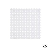 Antislipmat voor in de douche Berilo Wit PVC 68 x 36 x 1 cm (6 Stuks)