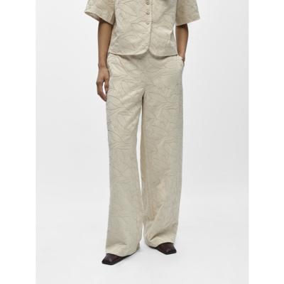 Object - Beige | Dames | Broek | Beige | 44 | regular | Kamst mode