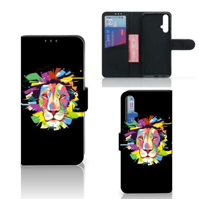 Honor 20 Leuk Hoesje Lion Color Honor 20 Leuk Hoesje Lion Color