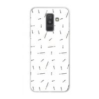 Hipster stripes: Samsung Galaxy A6 Plus (2018) Transparant Hoesje