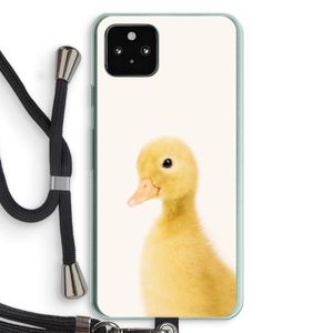 Duke: Pixel 5a 5G Transparant Hoesje met koord