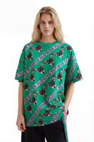 Oversized uniseks T-shirt Johnson Hartig - GREEN - S