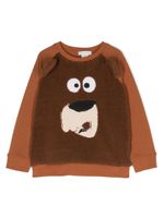 Stella McCartney Kids sweat en coton à motif Teddy Bear - Marron - thumbnail